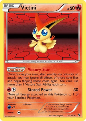 Pokemon TCG - Noble Victories - Victini - 14/101 - Holofoil