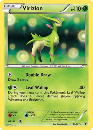 Pokemon TCG - Noble Victories - Virizion - 13/101 - Holofoil
