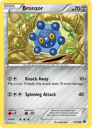 Pokemon TCG - Next Destinies - Bronzor - 75/99