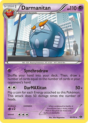 Pokemon TCG - Next Destinies - Darmanitan - 60/99 - Reverse Holofoil