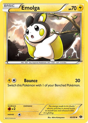 Pokemon TCG - Next Destinies - Emolga - 49/99