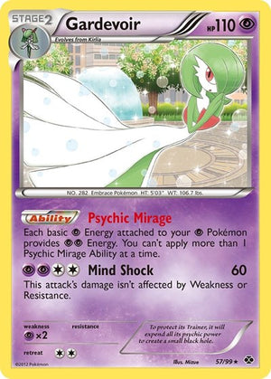 Pokemon TCG - Next Destinies - Gardevoir - 57/99 - Holofoil
