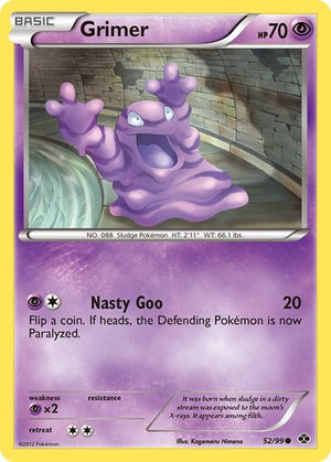 Pokemon TCG - Next Destinies - Grimer - 52/99