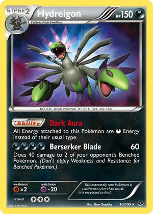 Pokemon TCG - Next Destinies - Hydreigon - 103/99 - Holofoil