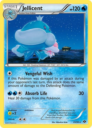 Pokemon TCG - Next Destinies - Jellicent - 35/99