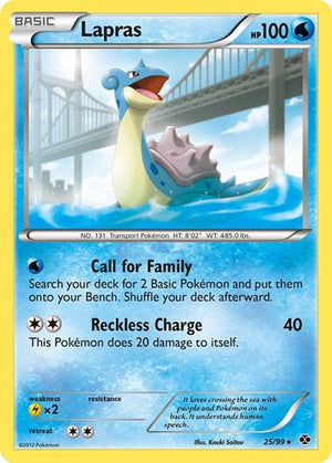 Pokemon TCG - Next Destinies - Lapras - 25/99