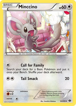Pokemon TCG - Next Destinies - Minccino - 84/99