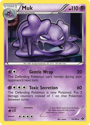 Pokemon TCG - Next Destinies - Muk - 53/99