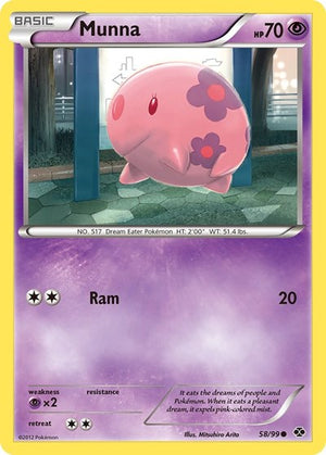 Pokemon TCG - Next Destinies - Munna - 58/99