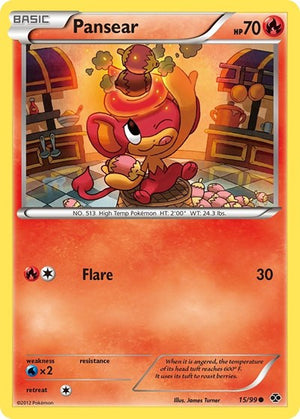 Pokemon TCG - Next Destinies - Pansear - 15/99