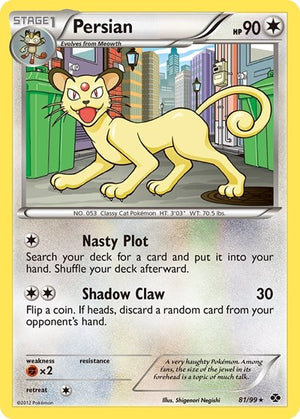 Pokemon TCG - Next Destinies - Persian - 81/99