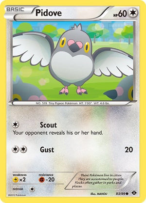 Pokemon TCG - Next Destinies - Pidove - 83/99