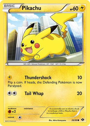 Pokemon TCG - Next Destinies - Pikachu - 39/99