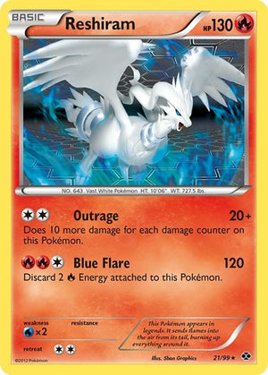 Pokemon TCG - Next Destinies - Reshiram - 21/99