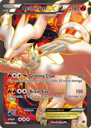 Pokemon TCG - Next Destinies - Reshiram EX - 95/99 - Holofoil
