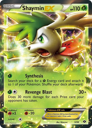 Pokemon TCG - Next Destinies - Shaymin EX - 5/99 - Holofoil