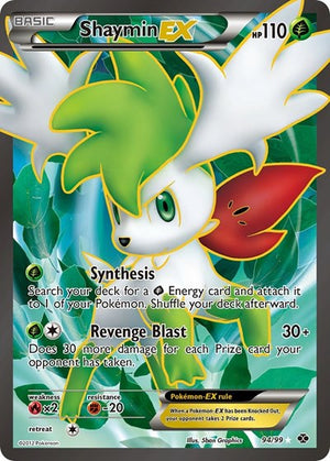 Pokemon TCG - Next Destinies - Shaymin EX - 94/99 - Holofoil
