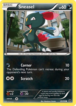 Pokemon TCG - Next Destinies - Sneasel - 69/99