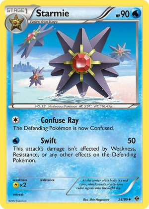 Pokemon TCG - Next Destinies - Starmie - 24/99 - Reverse Holofoil