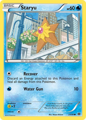Pokemon TCG - Next Destinies - Staryu - 23/99 - Reverse Holofoil