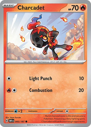 Pokemon TCG - SV03: Obsidian Flames - Charcadet - 043/197
