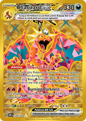 Pokemon TCG - SV03: Obsidian Flames - Charizard ex - 228/197 - Holofoil