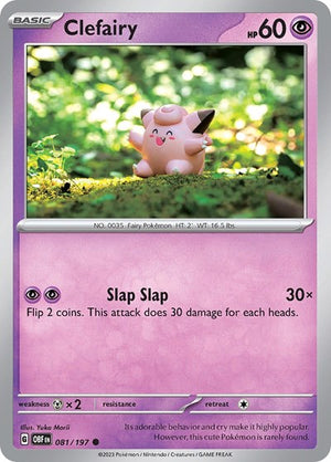 Pokemon TCG - SV03: Obsidian Flames - Clefairy - 081/197