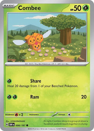Pokemon TCG - SV03: Obsidian Flames - Combee - 008/197