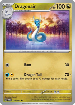 Pokemon TCG - SV03: Obsidian Flames - Dragonair - 158/197