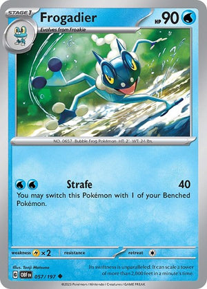 Pokemon TCG - SV03: Obsidian Flames - Frogadier - 057/197