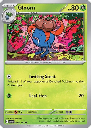 Pokemon TCG - SV03: Obsidian Flames - Gloom - 002/197