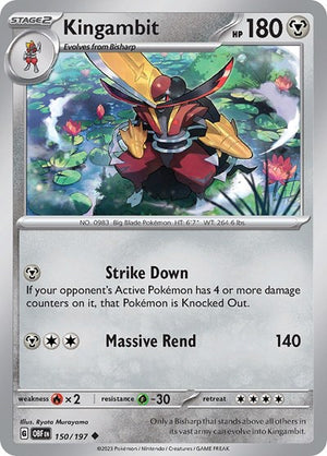 Pokemon TCG - SV03: Obsidian Flames - Kingambit - 150/197