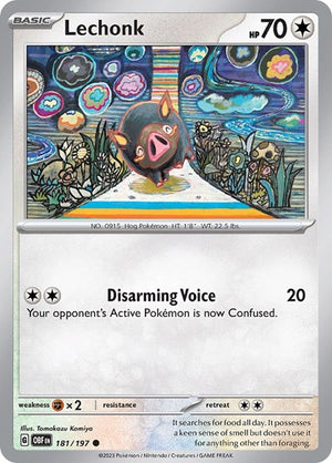 Pokemon TCG - SV03: Obsidian Flames - Lechonk - 181/197