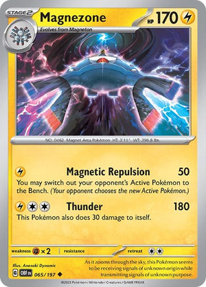 Pokemon TCG - SV03: Obsidian Flames - Magnezone - 065/197