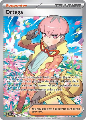 Pokemon TCG - SV03: Obsidian Flames - Ortega - 219/197 - Holofoil