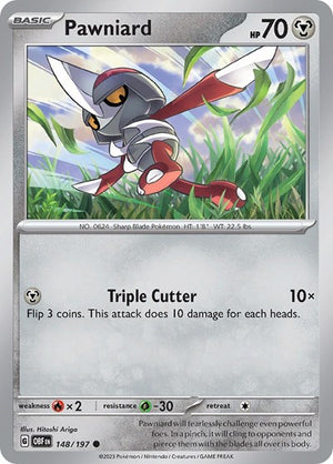 Pokemon TCG - SV03: Obsidian Flames - Pawniard - 148/197