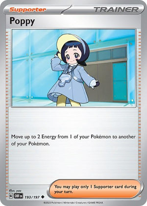 Pokemon TCG - SV03: Obsidian Flames - Poppy - 193/197