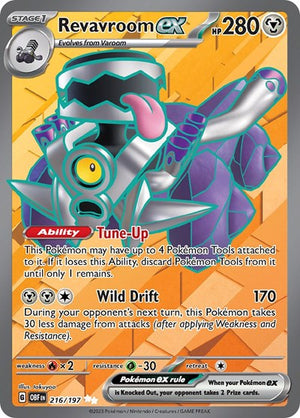 Pokemon TCG - SV03: Obsidian Flames - Revavroom ex - 216/197 - Holofoil