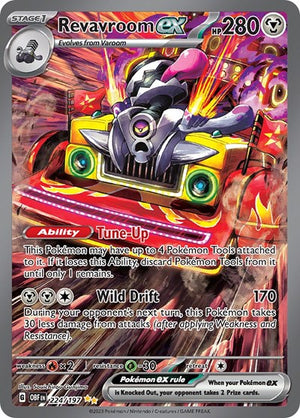 Pokemon TCG - SV03: Obsidian Flames - Revavroom ex - 224/197 - Holofoil