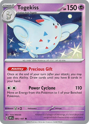 Pokemon TCG - SV03: Obsidian Flames - Togekiss - 085/197 - Holofoil