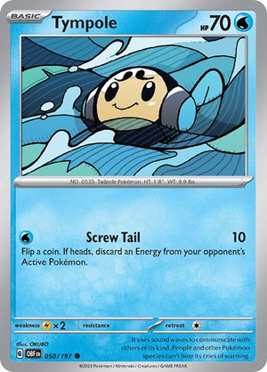 Pokemon TCG - SV03: Obsidian Flames - Tympole - 050/197
