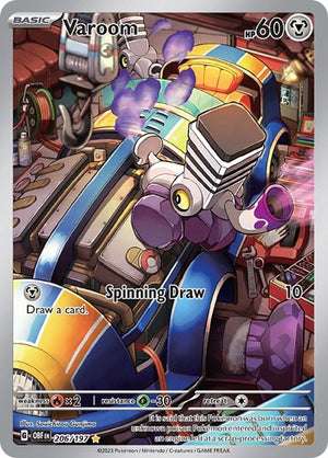 Pokemon TCG - SV03: Obsidian Flames - Varoom - 206/197 - Holofoil