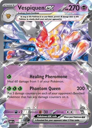Pokemon TCG - SV03: Obsidian Flames - Vespiquen ex - 096/197 - Holofoil