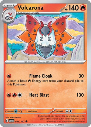 Pokemon TCG - SV03: Obsidian Flames - Volcarona - 041/197