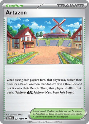 Pokemon TCG - SV: Paldean Fates - Artazon - 076/091 - Reverse Holofoil