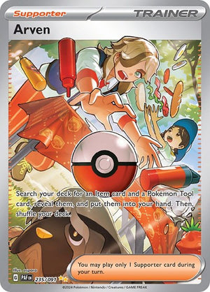 Pokemon TCG - SV: Paldean Fates - Arven - 235/091 - Holofoil