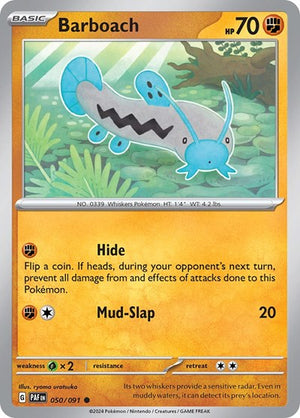 Pokemon TCG - SV: Paldean Fates - Barboach - 050/091 - Reverse Holofoil