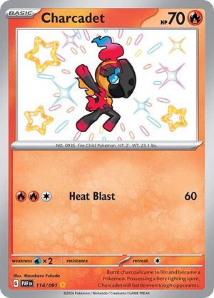 Pokemon TCG - SV: Paldean Fates - Charcadet - 114/091 - Holofoil