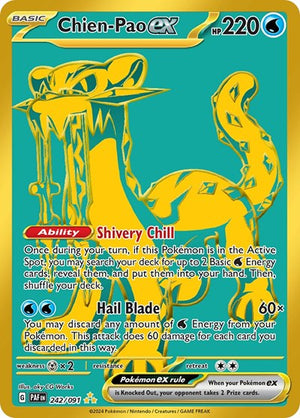 Pokemon TCG - SV: Paldean Fates - Chien-Pao ex - 242/091 - Holofoil
