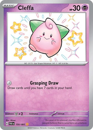 Pokemon TCG - SV: Paldean Fates - Cleffa - 150/091 - Holofoil